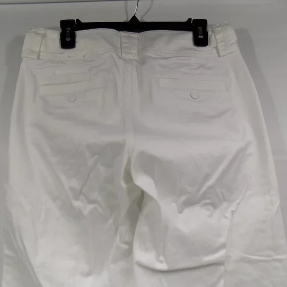 Gitano White Rolled Cuff Capri Size 12 CLEAN! - Picture 6 of 11